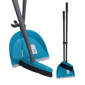 York Leniuch 20cm - zestaw do zamiatania kij 75cm niebieski