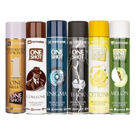 Normatek Zestaw ONE SHOT 6x600ml - odświeżacze powietrza