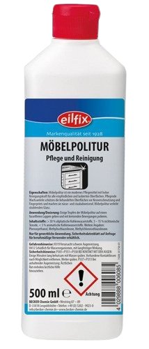Eilfix MOBEL politur 500 ml - mleczko czyszczące do mebli