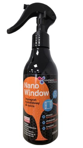 HaDwaO NANO WINDOW 200 ml - impregnat hydrofobowy do szkła