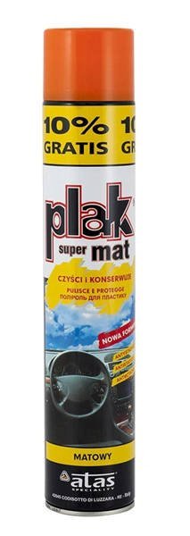 Atas Plak Mat POMARAŃCZA 750ml - do czyszczenia kokpitu