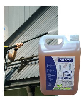 Draco CZYSTY DACH i elewacja 5L - płyn do mycia elewacji