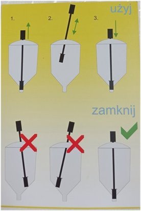 Eilfix - ścienny wiszący dozownik 2,5L do gęstych past BHP