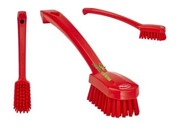 Vikan 30884 - szczotka z rączką do czyszczenia opon i nadkoli