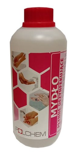 Polchem MYDŁO 1L dezynfekujące do mycia rąk w płynie
