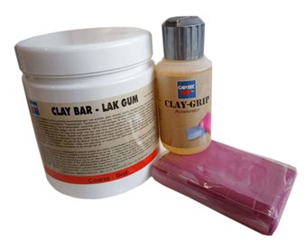 Cartec GLINKA RED 200gr - komplet do czyszczenia samochodu
