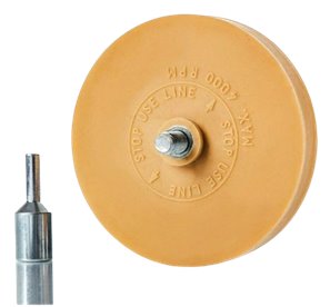 BenBow Gumowy Krążek + ADAPTER Pad Do Usuwania Naklejek