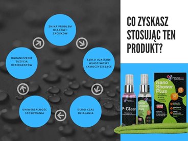 HaDwaO Zestaw NANO SHOWER PLUS - do kabin prysznicowych
