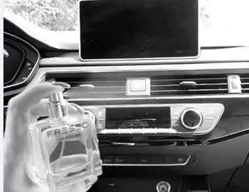 Fresso SUGAR LOVE - drewniana zawieszka + perfumy do auta