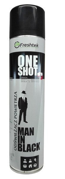 Freshtek ONE SHOT 600ml odświeżacz powietrza - Man in Black
