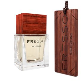 Fresso Zestaw SIGNATURE MAN - zawieszka + perfumy do auta