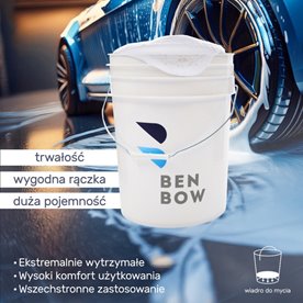 BenBow Wiadro detailingowe białe 20L + separator