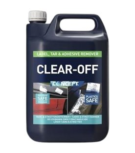 CONCEPT CLEAR-OFF 5L - usuwanie naklejek oleju kleju asfaltu