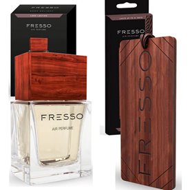 Fresso Zestaw MAGNETIC STYLE - drewniana zawieszka + perfumy