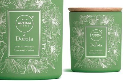 Aroma Świeca zapachowa 150g - Tymianek i Oliwka