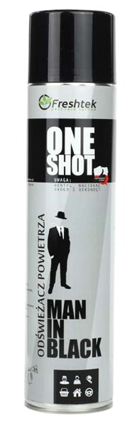 Freshtek ONE SHOT 600ml odświeżacz powietrza - Man in Black